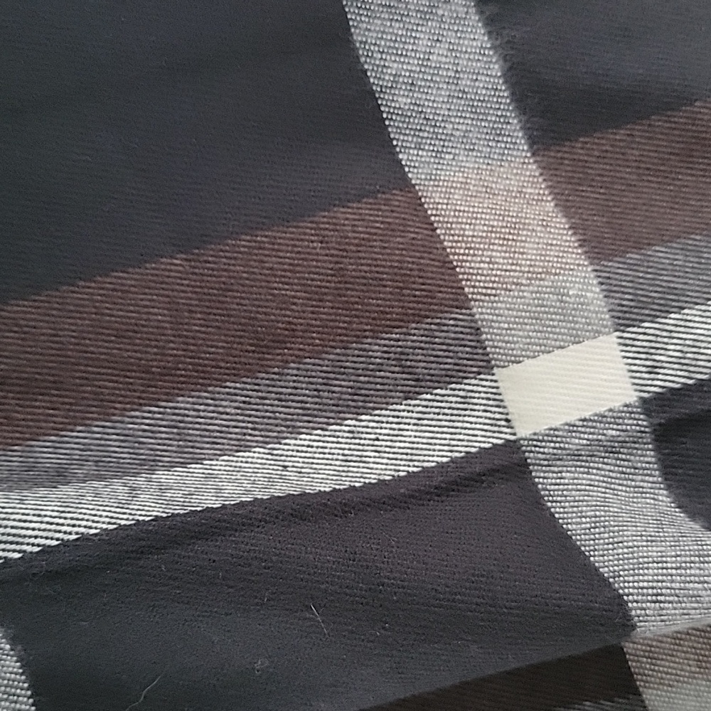 Black, White & Brown 100% Cashmere Made In Scotland Scarf 70 in Long - Picture 3 of 5